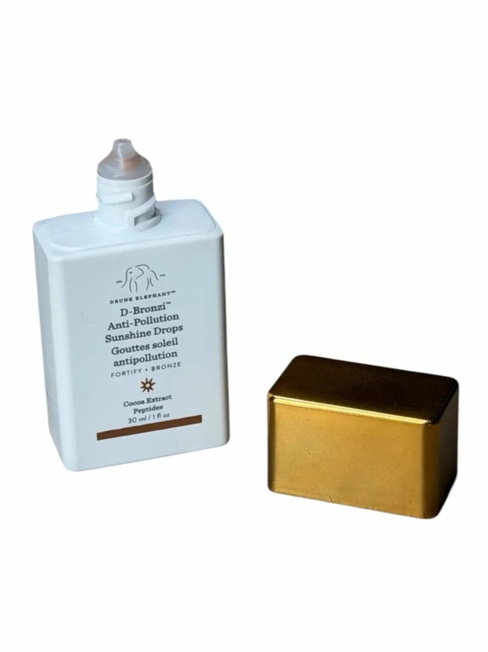 Drunk Elephant D-Bronzi Anti-Pollution Sunshine Bronzing Drops with Peptides